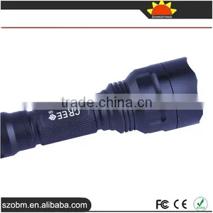 Green Light Flashlight Torch C8 Q5 560Lumens 1 Mode Tactical LED Flashlight Toch thumbnail-1