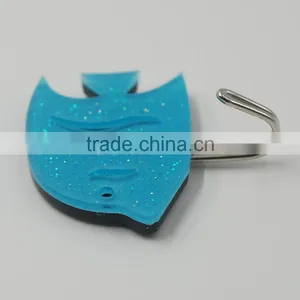 Wholesale Sea Fish Self Adhesive Acrylic Plastic Wall Hook thumbnail-4