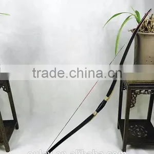 Laminated 40 Lbs Wood Bows With Imported Black Fiberglass thumbnail-2
