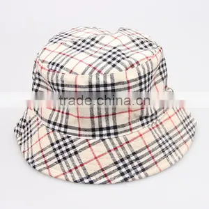 Various of High Quality Europestyle Checked Bucket Hat thumbnail-1