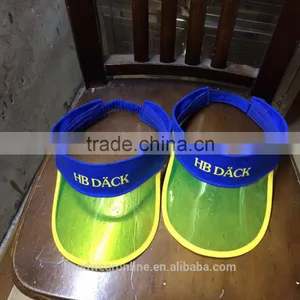 Custom Colorful Plastic And PVC Sun Visor Hat With Dongguan Factory thumbnail-3