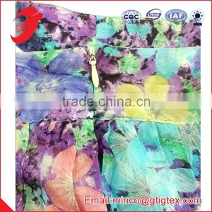 100%POLYESTER DIGITAL PRINT WOMEN'S SKIRT thumbnail-5