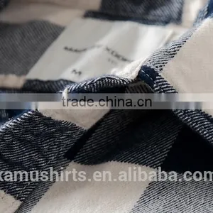 Classic Mens Check Plaids Flannel Shirts Man Cotton Casual Flannels Shirts thumbnail-5