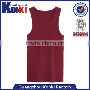 Colorful Mens Polyester Plain Racer Back Tank Tops thumbnail-1