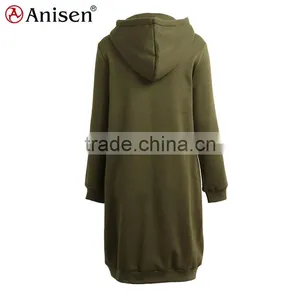 Oem Service Custom 100% Cotton Women Long Xxxxl Hoodies thumbnail-2