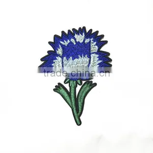2017Custom Iron Patches Clothing Embroidered 3D Flower Embroidery Patch Manufacturers thumbnail-1