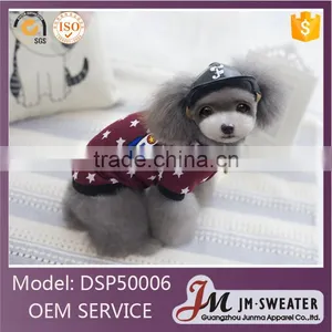 High Quality Knitted Pattern Design Pet Dog Cloth For Dog Puppy T-shirt thumbnail-3