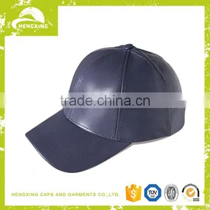Blank Black Leather Fashion Western Designs Baseball Caps thumbnail-1