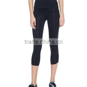 Jersey Vitality Capris Koral Activewear Best Black Trousers thumbnail-6