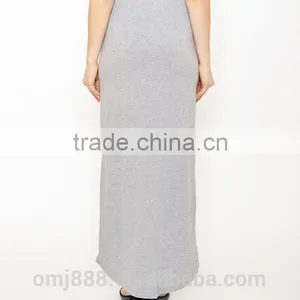 Plus Size Women Plain Long Maxi Maternity Skirt thumbnail-3