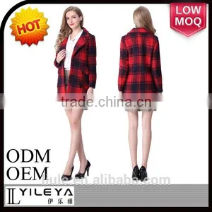2015 New Korean Style Fashion Women's Long Winter Design Coat thumbnail-1