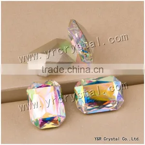 4627 Octagon Crystal 18*25mm Crystal AB Color Bead Treasure thumbnail-1