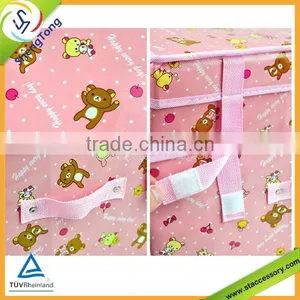 Big Middle Small Waterproof Coating Folding Storage Box thumbnail-5