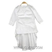 Women Latest Fashion Long Top Design Short Front Long Back thumbnail-2