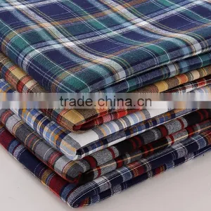 Long Sleeve Custom Quaity Plaids Flannel Clothes Cotton Yarn Dyed Shirt Grey Fabric thumbnail-5