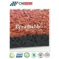 13mm Thickness Breathable EPDM Red Rubber Granules Spu Running Track thumbnail-1