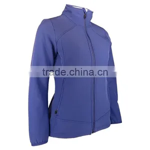 100% Polyester Softshell Jacket Fleece Bound Embroidery Waterproof Breathable Jacket Overcoat thumbnail-2