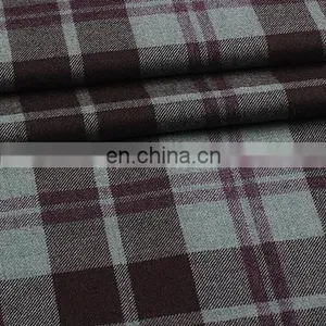 New Fashion TR Worsted Woven Fabric in Check for School Uniforms thumbnail-5