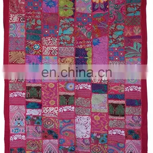 Indian Hand Embroidered Ethnic Decorative Wall Decor Tapestry thumbnail-2