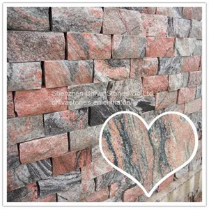 Cheap Granite China Multicolor Juparana Red Granite Rustic Floor Tiles Wall Cladding Wall Tiles Wall Facade Floor Tiles thumbnail-4