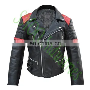 Leather Motorbike Jacket , Shoo Industries thumbnail-5