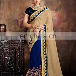 Fancy Wedding Indian Wear Saree for Wholesale Price thumbnail-1