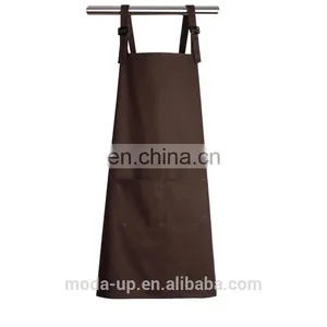 Cotton Plain Kitchen Apron With Custom Logo High Quality From China thumbnail-2