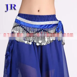 Arabic Silver Coins Velvet Professional Belly Dance Coin Belt Y-2031# thumbnail-2