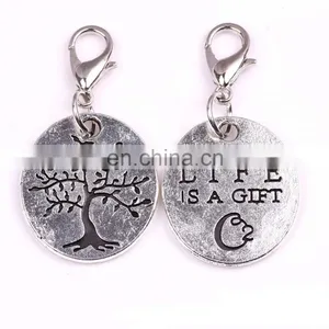 Custom Word Engraving Tag Key Chain Plate Owl Keychain Metal Owl Key Hold thumbnail-4