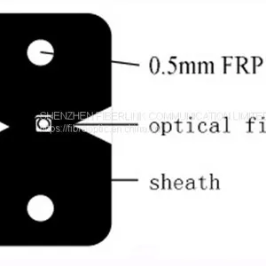 Indoor Flat Drop Cable GJXFH-1core thumbnail-2