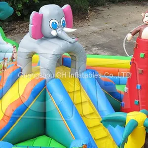 CH Funny Inflatable Bouncer Combo Commercial Inflatable Playground With Slide thumbnail-3