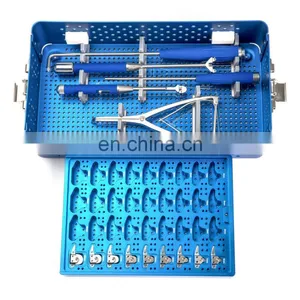 High Quality Orthopedic Titanium Mesh Cage Surgical Instruments Set for Fixation Instrument thumbnail-7