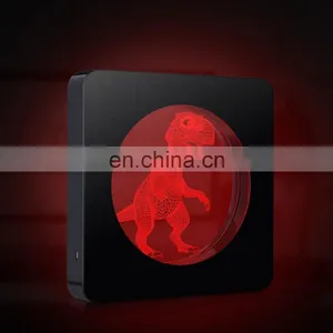 Creative Lighting Frame Lamp 3D Acrylic Led Sleeping Night Light for Bedroom thumbnail-2