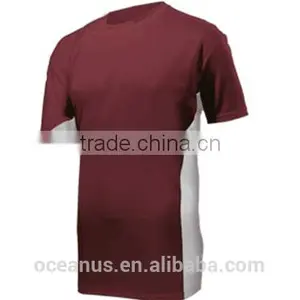 100% Poly Knit Mens S/S Color Block T Shirts thumbnail-6