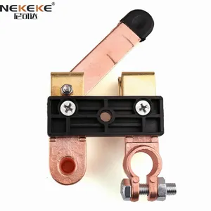 NEKEKE Car Knife Blade Switch Battery Disconnect Top Post Heavy Duty Shut Off 12V 24V Blade Car Switch Top Post Top Cut Off thumbnail-2