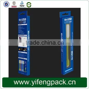 Guangzhou Manufacturer Cardboard Folding LED Light Packaging Box With Clear PVC Window thumbnail-1