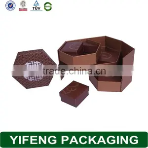 Octagonal Customized Shape Hot Stamping High Quality Cardboard Logo Printed Gift Boxes thumbnail-4