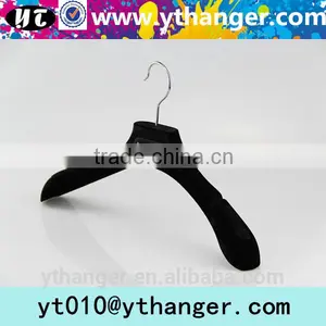 YY0545 Purple Velvet Wedding Dress Shop Plastic Hanger With Antislip Notches thumbnail-6