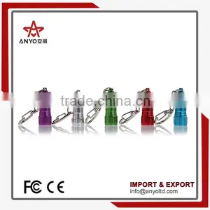 High Quality New Arrival Bulk Aluminium Alloy Power Led Flashlight Keychain thumbnail-1