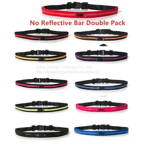 Adjustable Running Pouch Runners Belt Workout Waist Bag Elastic Slim thumbnail-1