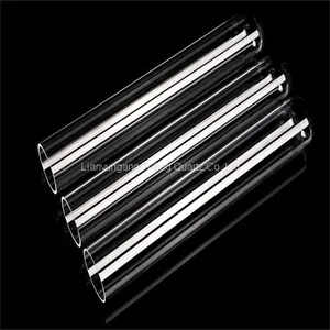 High Purity Quartz Glass Test Tubes for Laboratory Round Bottom Quartz Glass Test Tube thumbnail-3