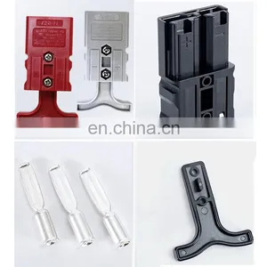 Anen SAS50 Finger Touch Proof Flat Wiping Contacts 2 Pin Power Cable Connector With Handle thumbnail-2