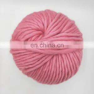 Wholesale Cheap Wool Yarn for Knitting Carpet 8mm Thick Super Chunky Merino Wool Yarn Ready for Shipping thumbnail-4