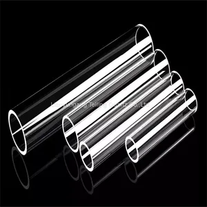 Custom Size Clear Quartz Glass Tube Fused Quartz Tube thumbnail-2