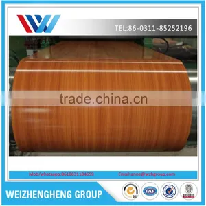 Prepainted Galvanized Steel Coil /color Coated Steel Coil / Ppgi/ Wooden Ppgi thumbnail-3