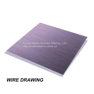 Customized Brand New China Supplier Hairline Finish Stainless Steel Plate for Metro Qatar thumbnail-2