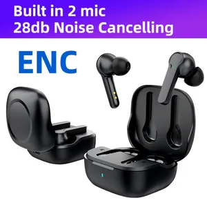ENC Earbuds Hot Sale Dual Microphone Earphone New Wireless Earbuds RPO Touch Operation Audifonos Bt thumbnail-2