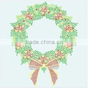 Christmas Garland Rhinestone Motif thumbnail-1