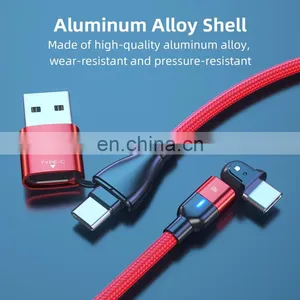 Wholesale PD60W 180 Degree Charging Cable 3A Fast Charging Laptop Data Cable USB C Charging Cable thumbnail-3