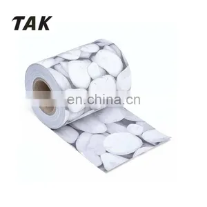 Flame Retardent Character(Optional) Marmorkies Pattern PVC Tarpaulin Vinyl Strip Screen Fence Roll 450g 19cmx35m thumbnail-1
